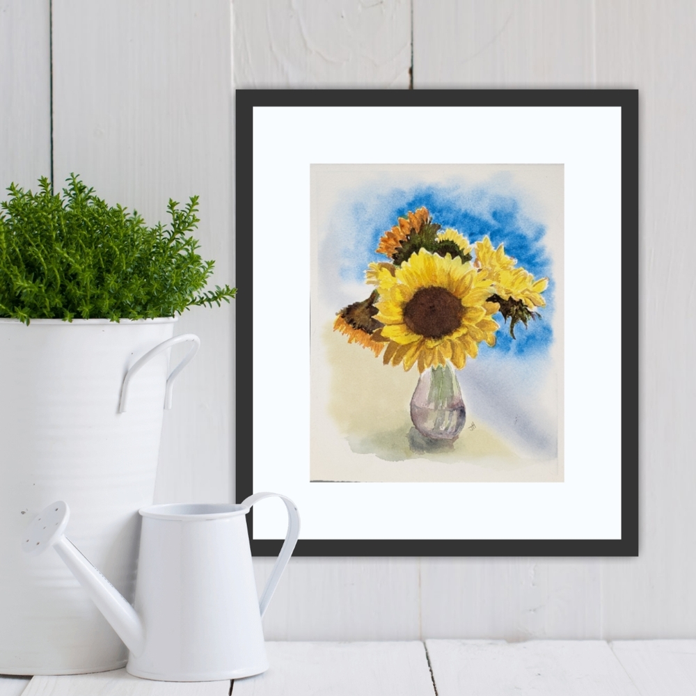 Art Print of Watercolour Painting